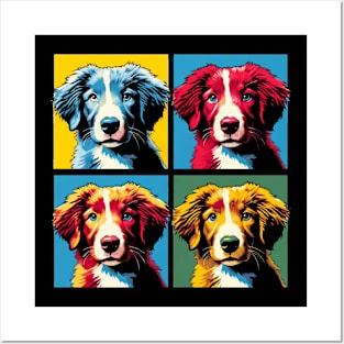 Pop Retro Nova Scotia Duck Tolling Retriever Art - Cute Puppy Posters and Art